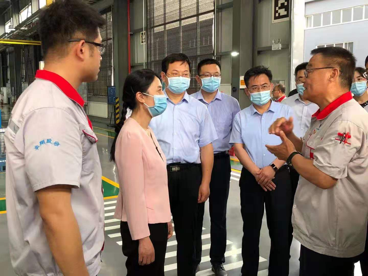 省委常委、組織部部長陳安麗蒞臨我司調研企業(yè)黨建及運行情況